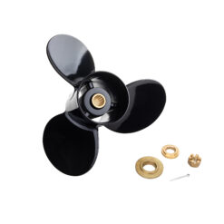 Alternative view of Ozpropeller to suit Evinrude ETEC G2 150-175-200-225-250-300HP Aluminium Prop 3 Blade Propeller Prop