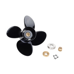 Alternative view of Ozpropeller to suit 40-50-70-75-80-90-100-115-125-140hp Mercury Mariner 4 Blade Spitfire replacement Propeller