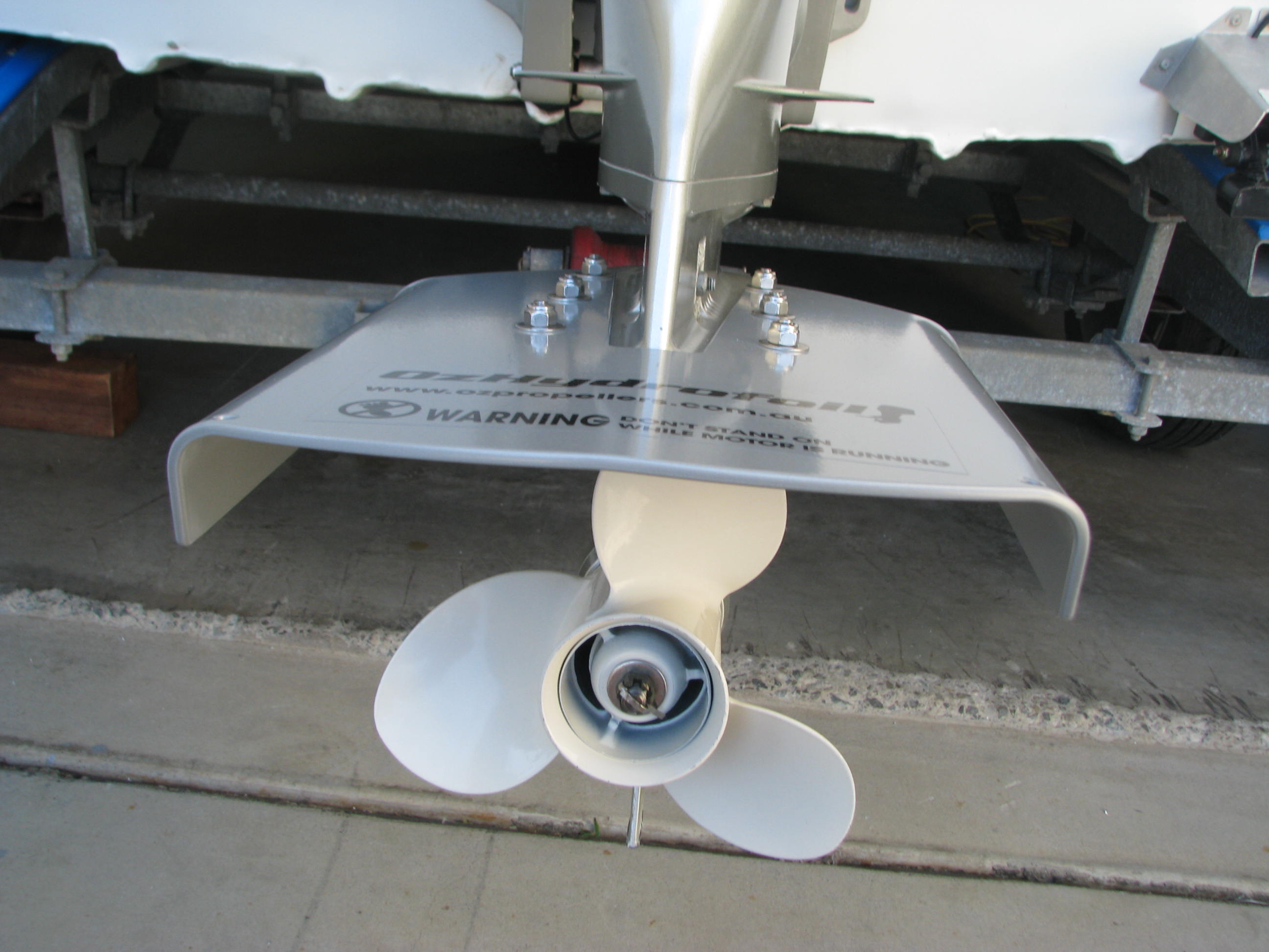 Alluminium Honda Outboard Hydrofoil Ozplate