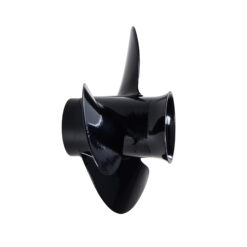 Alternative view of Ozpropeller to suit 9.9-15hp Johnson Evinrude Propeller 3 Blade Aluminium Prop