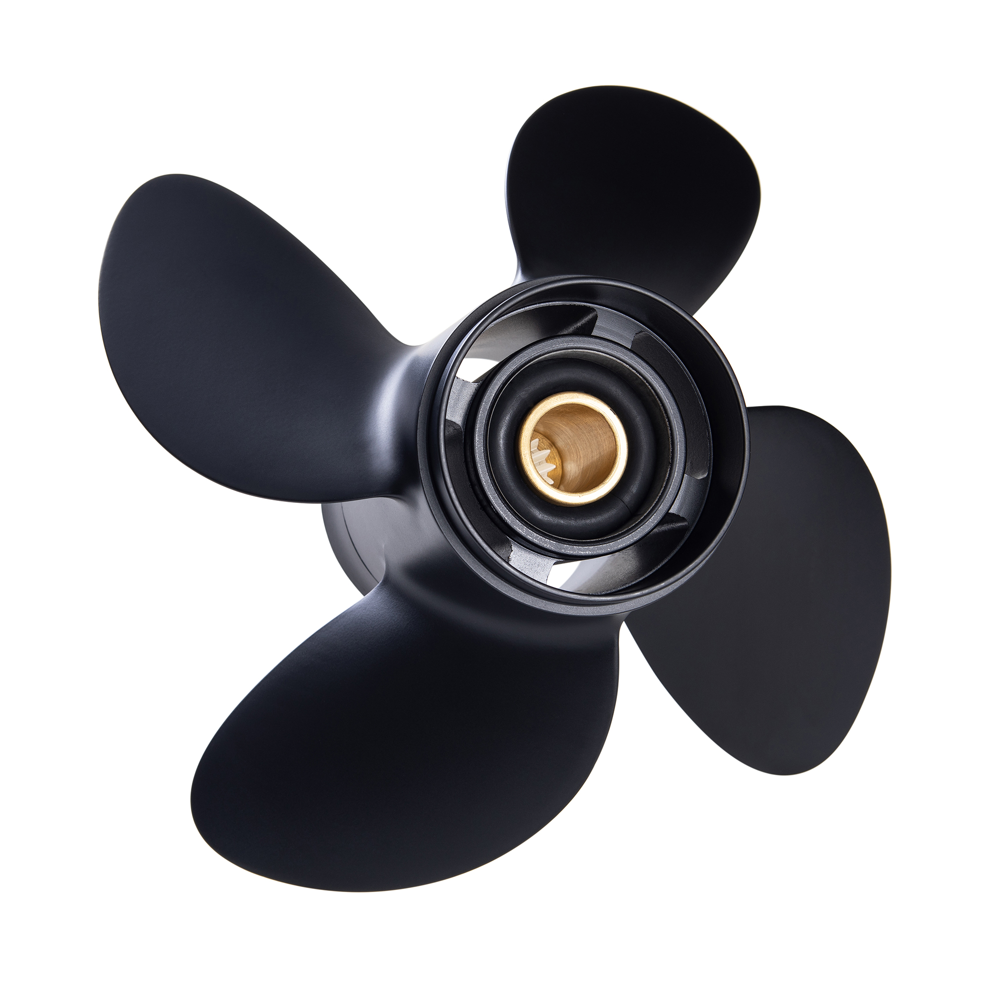 40-140hp Johnson Evinrude ETEC Propeller 4 Blade Aluminium Prop - Image 3