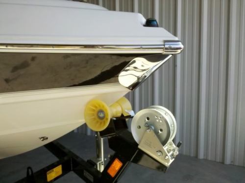 Scuff Buster Notched Bow Guard Protects Boat from Roller and Trailer Scuffs