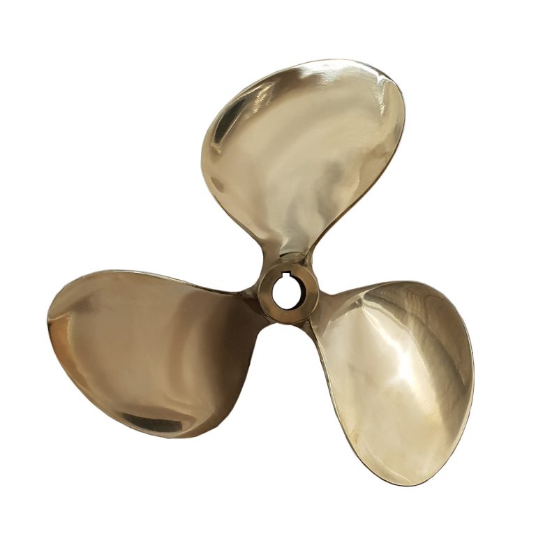 Austral Compuski 3 Blade Cupped Polished Bronze Props Left Hand