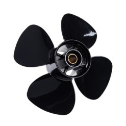 Alternative view of Ozpropeller to suit Tohatsu / Mercury Nissan 9.9-15-18-20hp Propeller 4 Blade Aluminum High Thrust Prop ( Kicker Engine / Heavy Load Propeller)