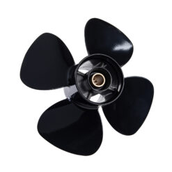 Alternative view of Ozpropeller to suit Tohatsu / Mercury Nissan 9.9-15-18-20hp Propeller 4 Blade Aluminum High Thrust Prop ( Kicker Engine / Heavy Load Propeller)