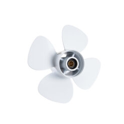 Alternative view of Ozpropeller to suit Yamaha 9.9-15-F20hp Propeller 4 Blade Aluminum High Thrust Prop ( Kicker Engine / Heavy Load Propeller)