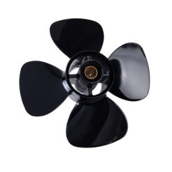 Alternative view of Ozpropeller to suit 25-30hp Suzuki High Thrust Propeller 4 Blade Aluminum Prop ( Kicker Engine / Heavy Load Propeller)
