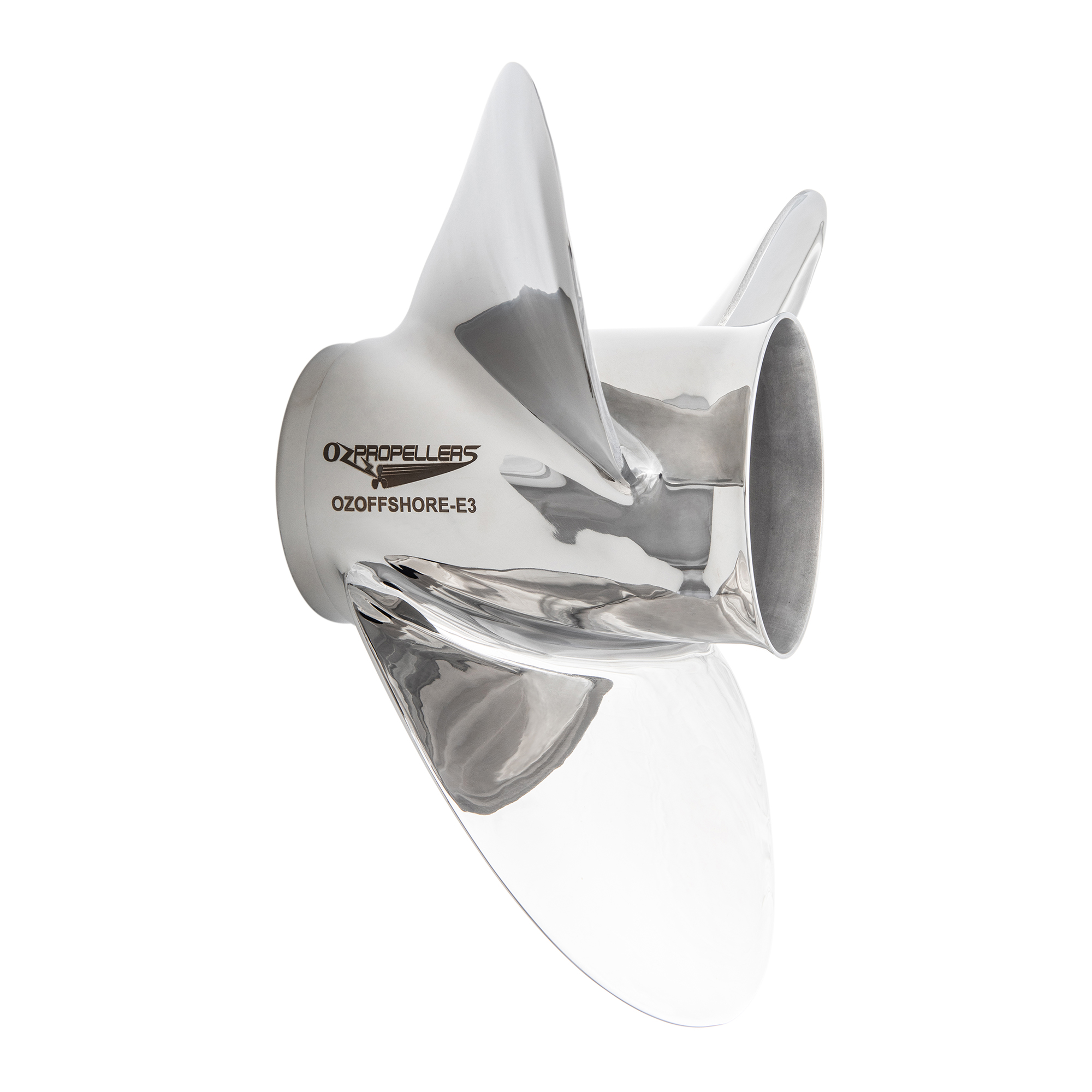 OZOFFSHORE-E3 to suit Yamaha 150 175 200 220 225 250 300hp 3 Blade Stainless Steel Propeller High Performance Prop - Image 3