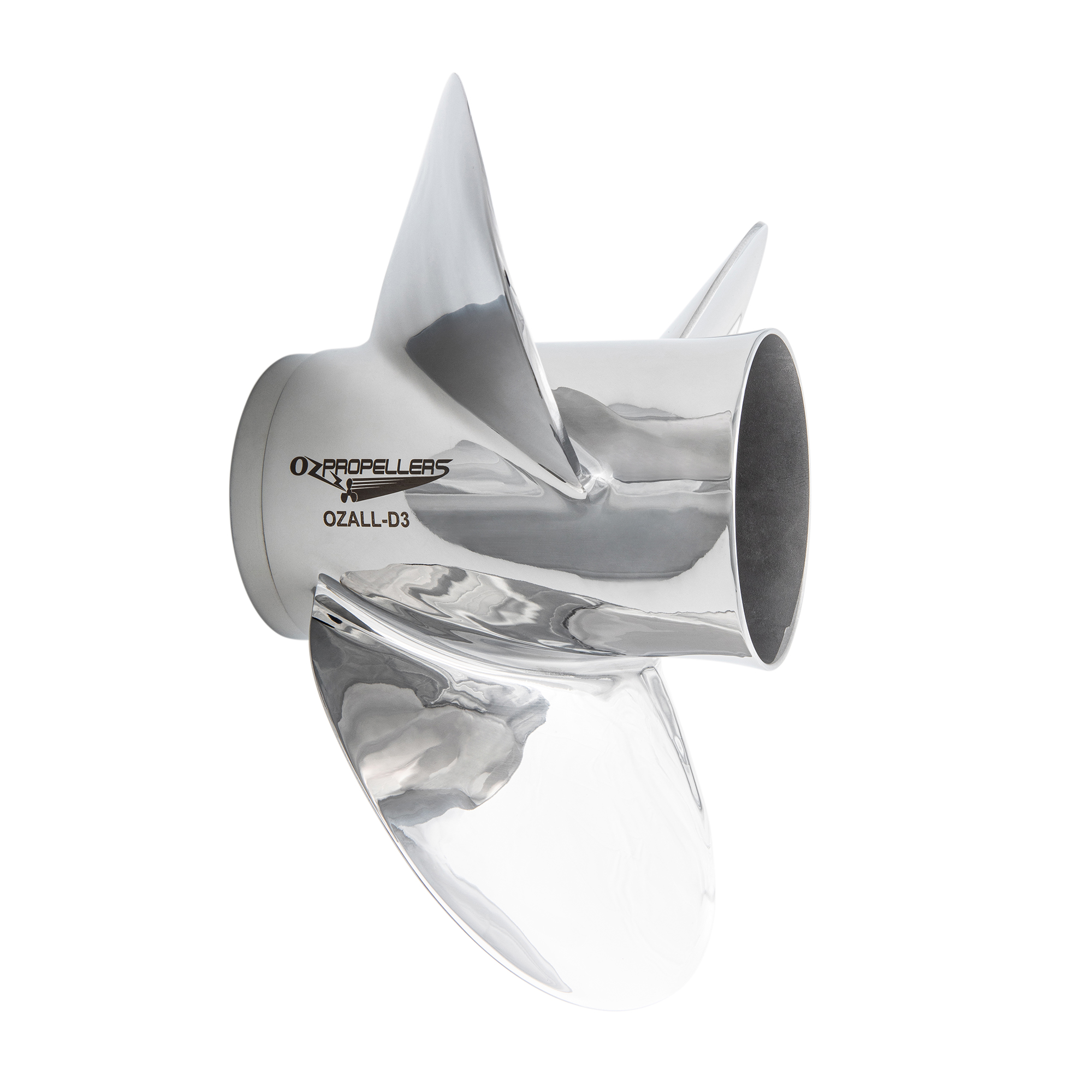 OZALL-D3 to suit Honda 60 75 80 90 100 115 130hp 3 Blade Stainless Steel Propeller High Performance Prop Propeller - Image 3