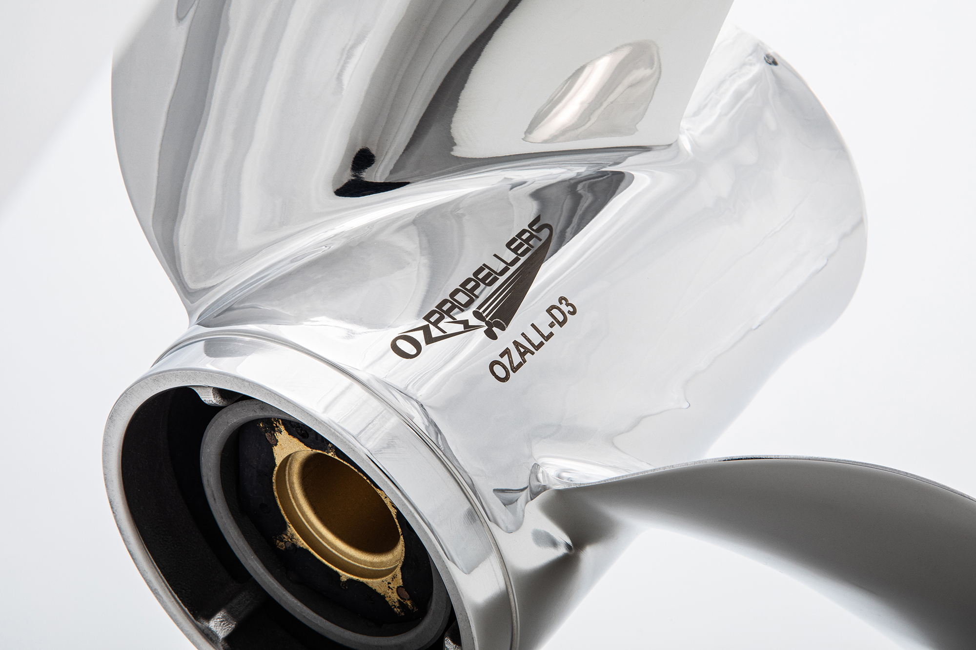 OZALL-D3 to suit Honda 60 75 80 90 100 115 130hp 3 Blade Stainless Steel Propeller High Performance Prop Propeller - Image 4