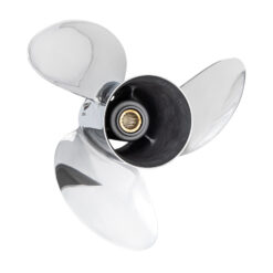 OZNER-E3 Suits Mercury Mariner 90-115-135-150-175-200-220-225-250-300hp 3 Blade Stainless-Steel High-Performance Propeller Prop