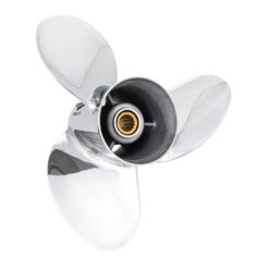 OZRELLY-E3 to suit Yamaha 150 175 200 220 225 250 300hp 3 Blade Stainless Steel Propeller High Performance Prop