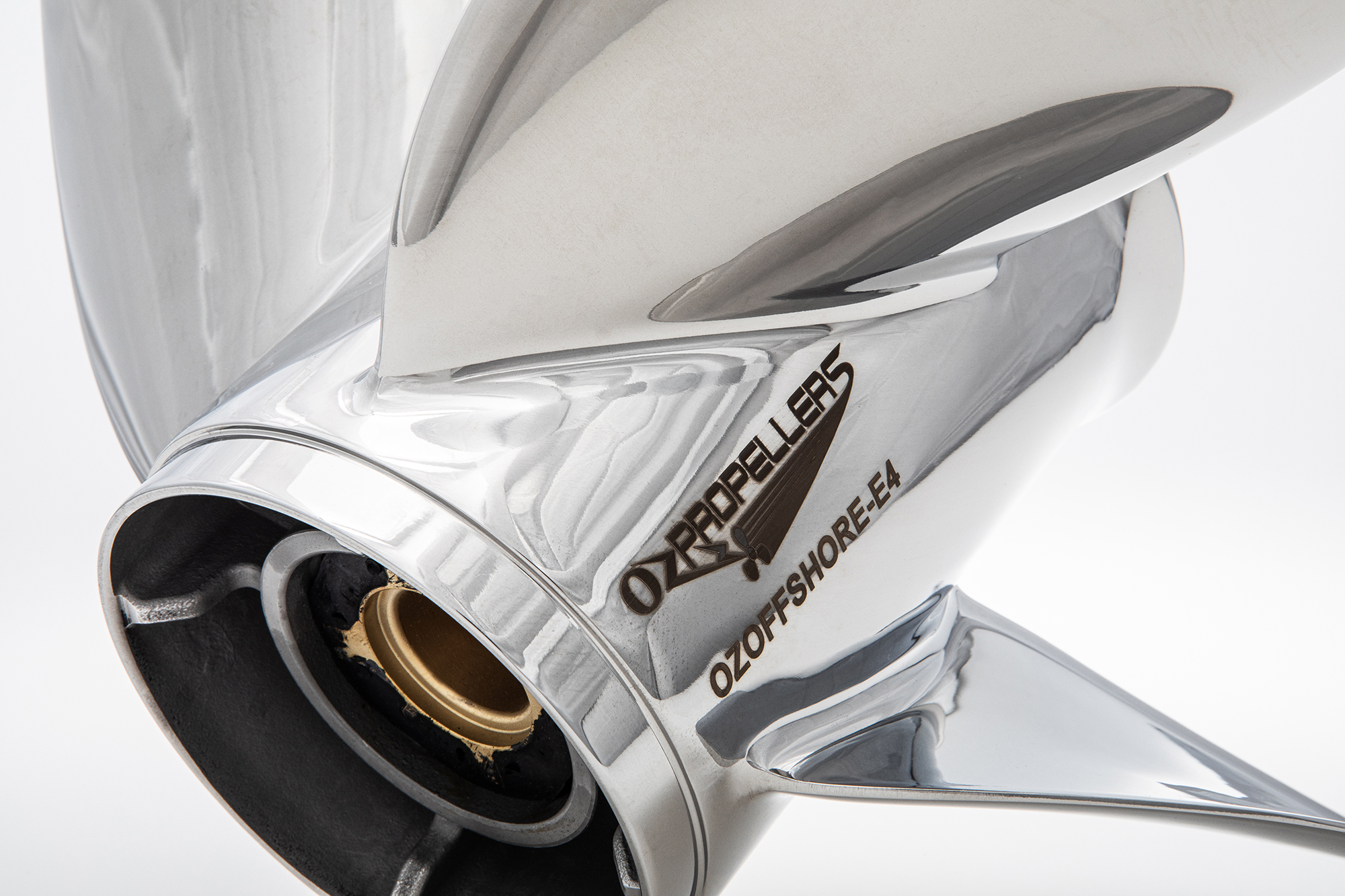 OZOFFSHORE-E4 to suit Yamaha 150 175 200 220 225 250 300hp 4 Blade Stainless Steel Propeller High Performance Prop - Image 4